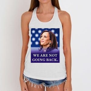 We Are Not Going Back Women's Knotted Racerback Tank