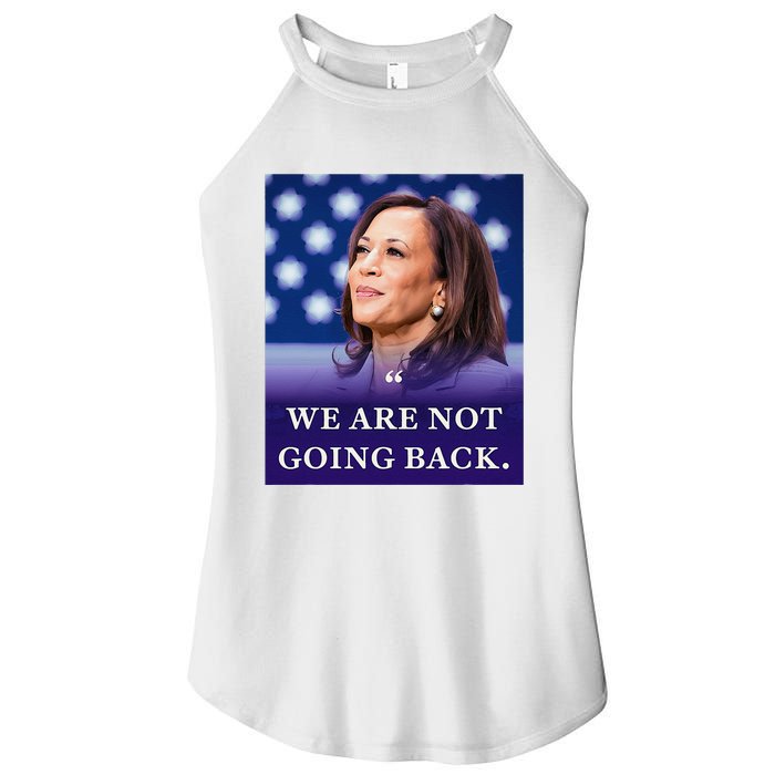 We Are Not Going Back Women's Perfect Tri Rocker Tank