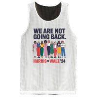 We Are Not Going Back Kamala Harris Waltz 24 Madam President Mesh Reversible Basketball Jersey Tank