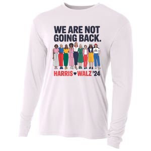 We Are Not Going Back Kamala Harris Waltz 24 Madam President Cooling Performance Long Sleeve Crew