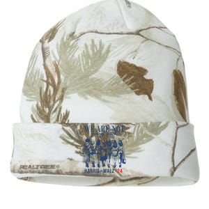 We Are Not Going Back Kamala Harris Waltz 24 Eleciton Kati Licensed 12" Camo Beanie