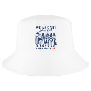 We Are Not Going Back Kamala Harris Waltz 24 Eleciton Cool Comfort Performance Bucket Hat