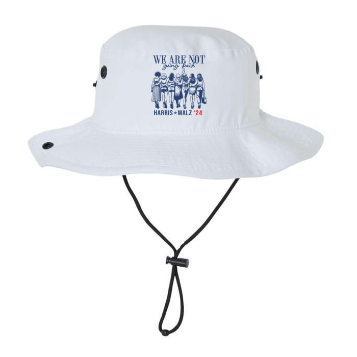 We Are Not Going Back Kamala Harris Waltz 24 Eleciton Legacy Cool Fit Booney Bucket Hat