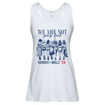 We Are Not Going Back Kamala Harris Waltz 24 Eleciton Ladies Essential Flowy Tank