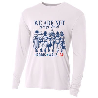 We Are Not Going Back Kamala Harris Waltz 24 Eleciton Cooling Performance Long Sleeve Crew