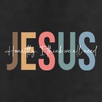 We All Need Jesus Romans 3:23 Christian Bible Verse Front & Back Adult Drive Performance Visor