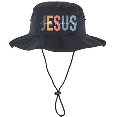 We All Need Jesus Romans 3:23 Christian Bible Verse Front & Back Bucket Hat