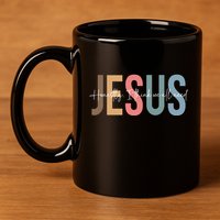We All Need Jesus Romans 3:23 Christian Bible Verse Front & Back 11oz C Handle Ceramic Mug