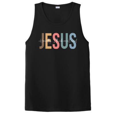 We All Need Jesus Romans 3:23 Christian Bible Verse Front & Back PosiCharge Competitor Tank