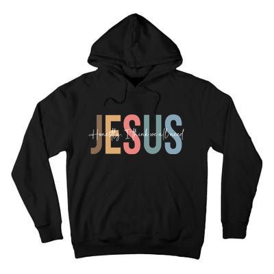 We All Need Jesus Romans 3:23 Christian Bible Verse Front & Back Tall Hoodie