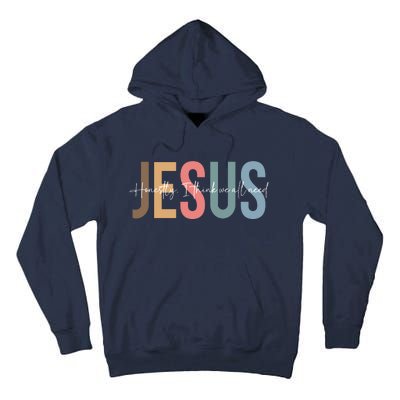 We All Need Jesus Romans 3:23 Christian Bible Verse Front & Back Tall Hoodie