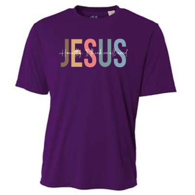 We All Need Jesus Romans 3:23 Christian Bible Verse Front & Back Cooling Performance Crew T-Shirt