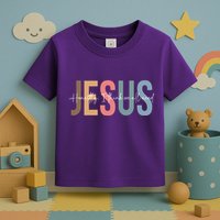 We All Need Jesus Romans 3:23 Christian Bible Verse Front & Back Toddler T-Shirt