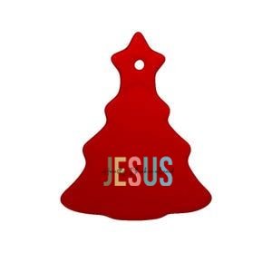 We All Need Jesus Romans 3:23 Christian Bible Verse Front & Back Ceramic Tree Ornament