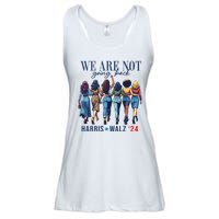 We Are Not Going Back Kamala Harris Waltz 24 Madam President Ladies Essential Flowy Tank