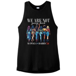 We Are Not Going Back Kamala Harris Waltz 24 Madam President Great Gift Ladies PosiCharge Tri-Blend Wicking Tank