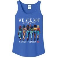 We Are Not Going Back Kamala Harris Waltz 24 Madam President Great Gift Ladies Essential Tank