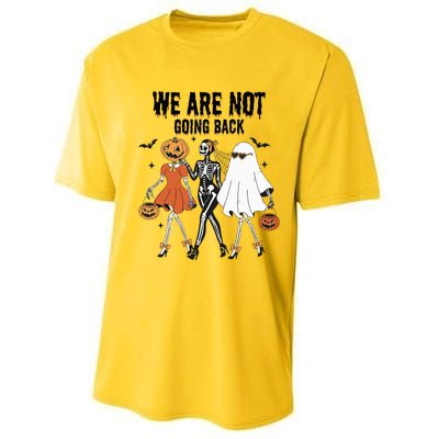 We Are Not Going Back Kamala Harris Waltz 24 Madam President Performance Sprint T-Shirt