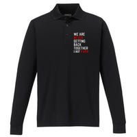 We Are Never Getting Back Together Like Ever Eras Ts Lover Performance Long Sleeve Polo