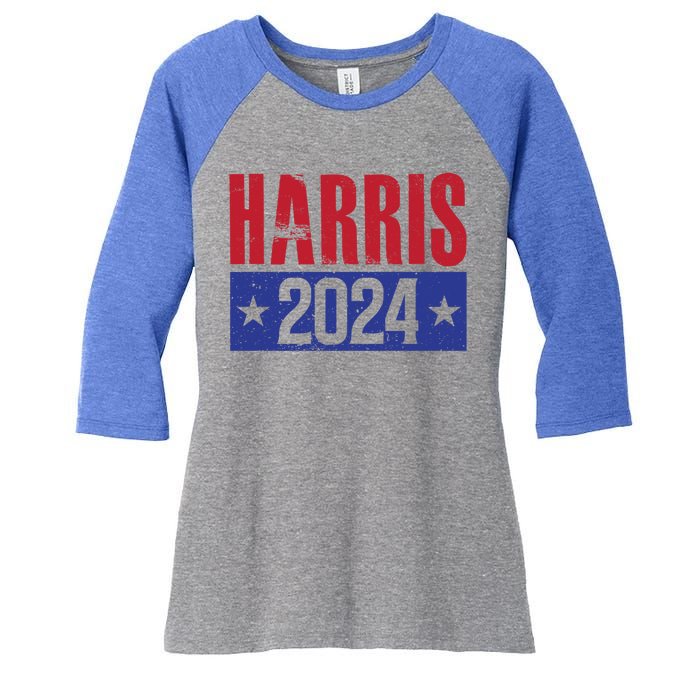 We Are Not Going Back Vote For 2024 President Kamalaharris Gift Women's Tri-Blend 3/4-Sleeve Raglan Shirt