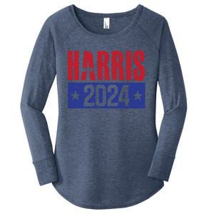 We Are Not Going Back Vote For 2024 President Kamalaharris Gift Women's Perfect Tri Tunic Long Sleeve Shirt