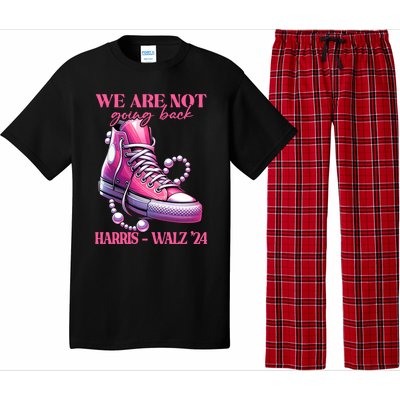 We Are Not Going Back Vote Harris Democratic Election 2024 Gift Pajama Set