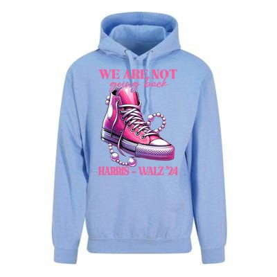 We Are Not Going Back Vote Harris Democratic Election 2024 Gift Unisex Surf Hoodie