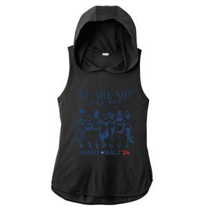 We Are Not Going Back Kamala Harris Waltz 24 Madam President Gifts Ladies PosiCharge Tri-Blend Wicking Draft Hoodie Tank