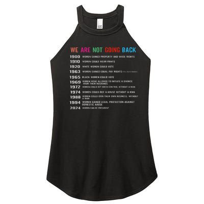 We Are Not Going Back Voting Rights Reproductive Rights Gift Women’s Perfect Tri Rocker Tank