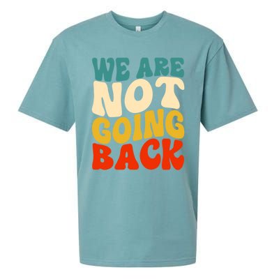 We Are Not Going Back Vote Kamala Harris For President 2024 Cute Gift Sueded Cloud Jersey T-Shirt