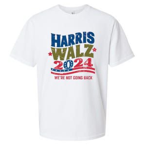 We Are Not Going Back Kamala Harris Tim Walz President Sueded Cloud Jersey T-Shirt