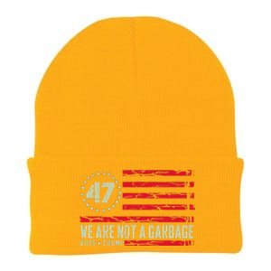 We Are Not A Garbage Votetrump 2024 Knit Cap Winter Beanie