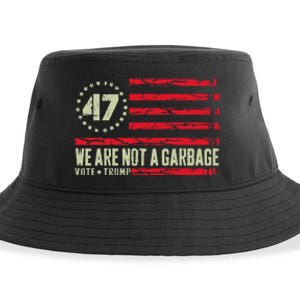 We Are Not A Garbage Votetrump 2024 Sustainable Bucket Hat