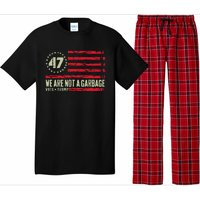 We Are Not A Garbage Votetrump 2024 Pajama Set