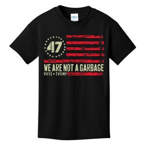 We Are Not A Garbage Votetrump 2024 Kids T-Shirt