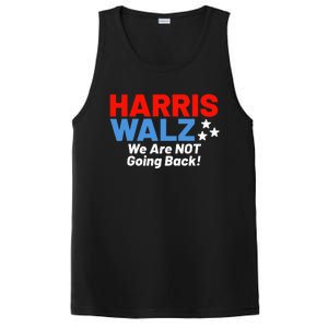 We Are Not Going Back! President Kamala Harris Tim Walz 2024 PosiCharge Competitor Tank