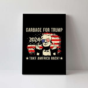 We Are Not Garbage Votetrump 2024 Trump Supporter Garbage Canvas