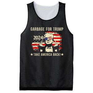 We Are Not Garbage Votetrump 2024 Trump Supporter Garbage Mesh Reversible Basketball Jersey Tank