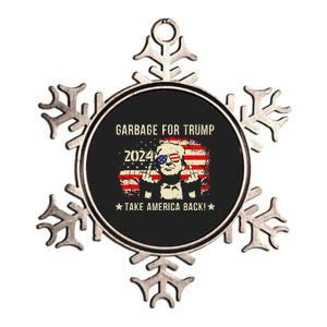 We Are Not Garbage Votetrump 2024 Trump Supporter Garbage Metallic Star Ornament