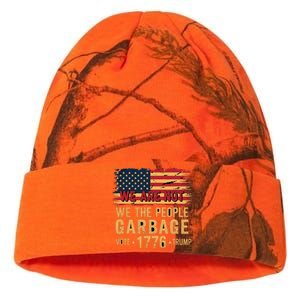 We Are Not Garbage Votetrump 2024 Trump Kati Licensed 12" Camo Beanie