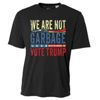 We Are Not Garbage Vote Trump For President 2024 Trump Vance Cooling Performance Crew T-Shirt