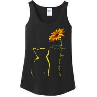 We Are Not Going Back Cat Sunflower Design Ladies Essential Tank