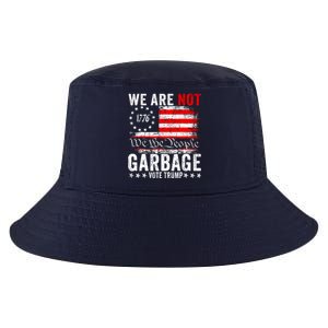 We Are Not Garbage Vote Trump Cool Comfort Performance Bucket Hat