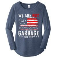 We Are Not Garbage Vote Trump Women's Perfect Tri Tunic Long Sleeve Shirt