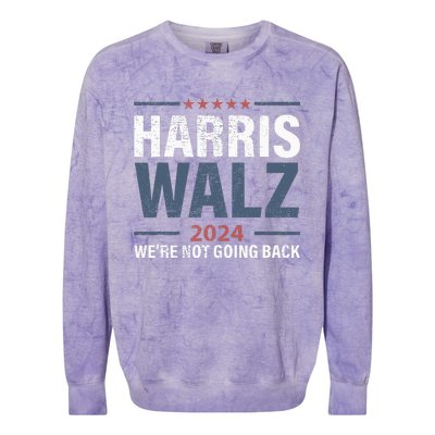 We Are Not Going Back 2024 Colorblast Crewneck Sweatshirt