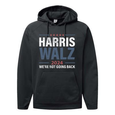 We Are Not Going Back 2024 Performance Fleece Hoodie