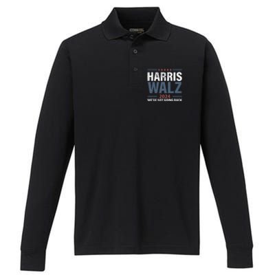 We Are Not Going Back 2024 Performance Long Sleeve Polo