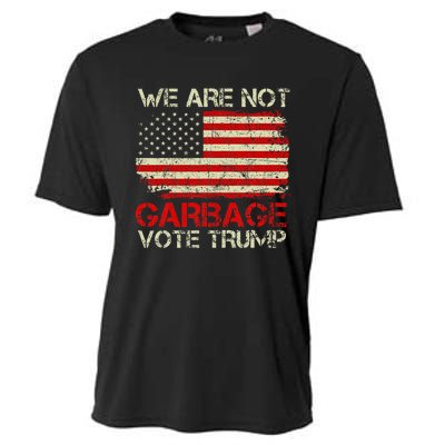 We Are Not Garbage Votetrump 2024 Trump Supporter Garbage Cooling Performance Crew T-Shirt