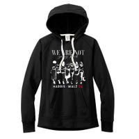 We Are Not Going Back Kamala Harris Walz 24 Madam President Women's Fleece Hoodie