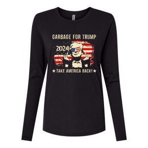 We Are Not Garbage Vote 2024 Trump Supporter Womens Cotton Relaxed Long Sleeve T-Shirt